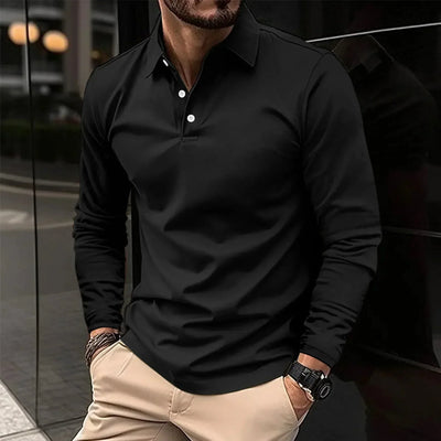 James | Casual Long-Sleeve Polo